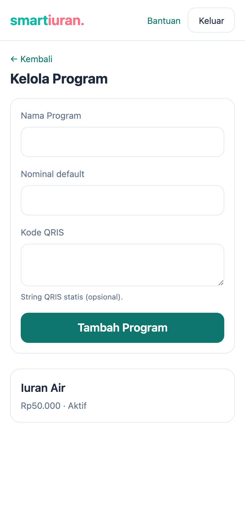 Kelola Program
